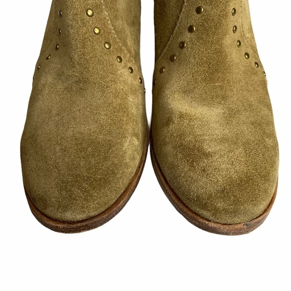 Frye “Nora” Suede Stud Zip Ankle Boots. Size 6B - Picture 7 of 15